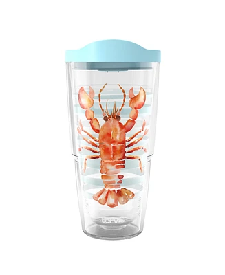 Tervis Sara Berrenson Atlantica Collection Made in Usa Double Walled Insulated Tumbler Travel Cup Keeps Drinks Cold & Hot, 24oz