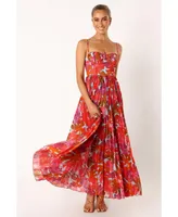 Achanti Pleated Maxi Women's Dress