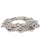 Michael Michael Kors Women's Logo Charm Chain Belt