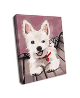 Painting by Numbers kit Playful puppy - Assorted Pre