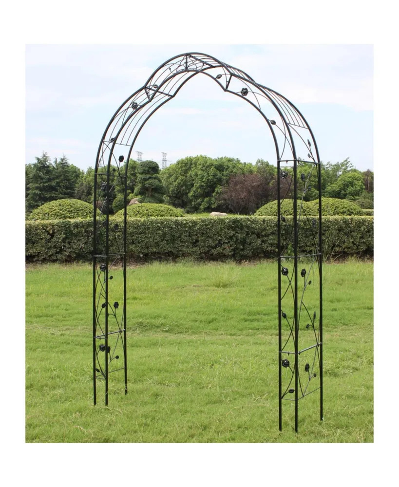 Simplie Fun Flexible Metal Garden Arch for Various Events