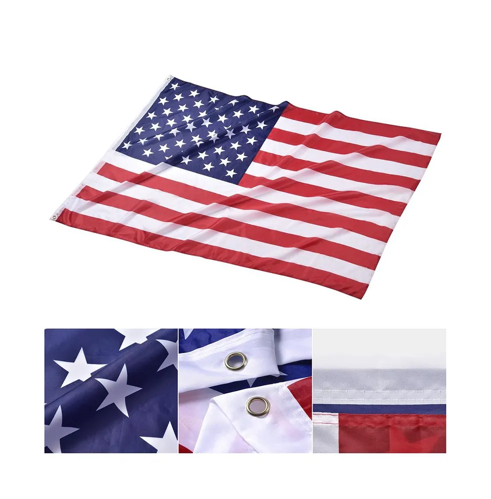 Yescom 4x6 Ft Us Flag Polyester Fabric Fade Resistance Bright Decoration Outdoor Club