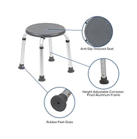 Tool-Free 300 Lb. Capacity, Adjustable Bath & Shower Stool