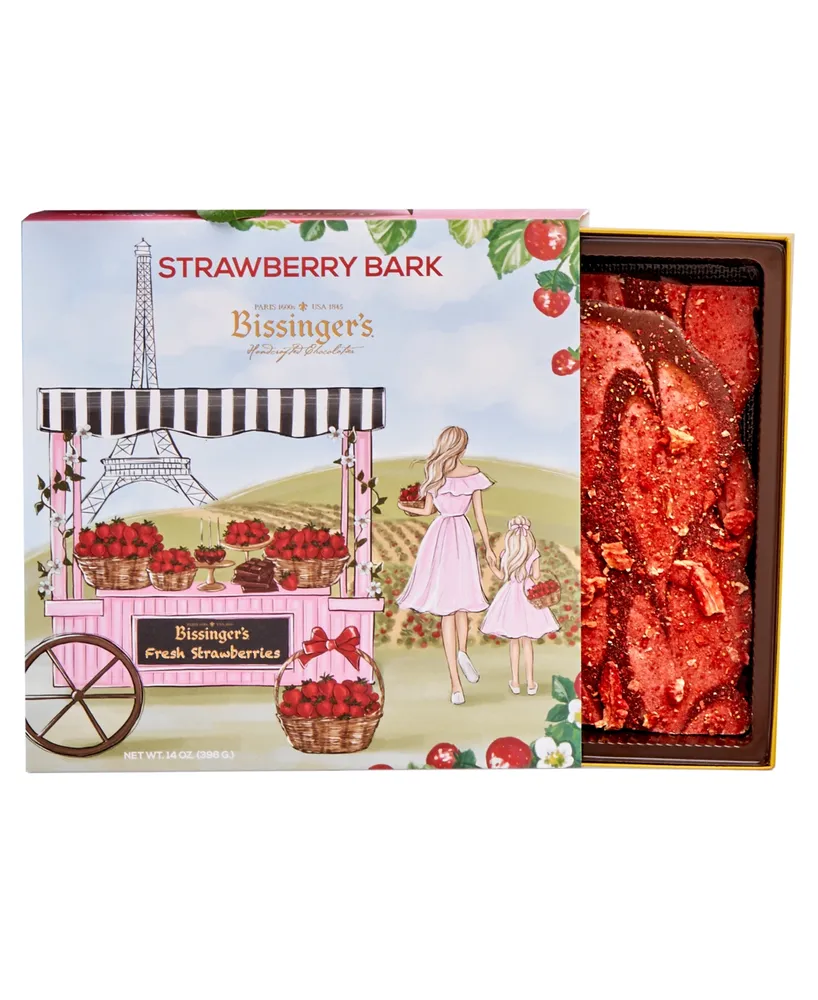 Bissinger's Handcrafted Chocolate Milk Chocolate Strawberry Bark, 14 oz, 1 Pcs