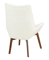 Office Star 33.5" Wood, Fabric Shelly Tufted Chair