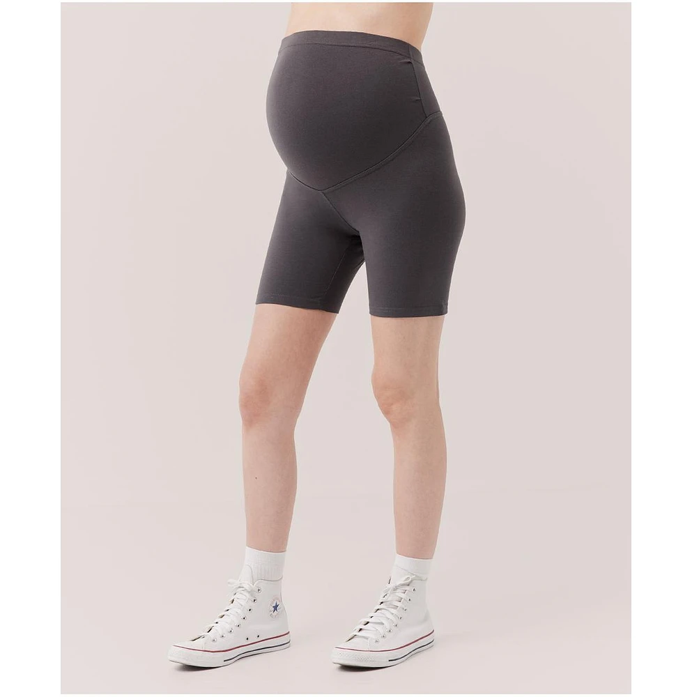 Pact Maternity On the Go-To Bike Short Made With Organic Cotton