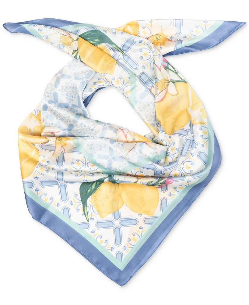 Giani Bernini Women's Lemon Fresh Printed Square Scarf