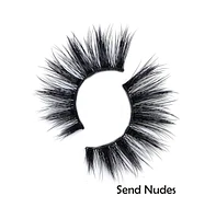 Set of 3: Send Nudes Faux Silk False Eyelashes