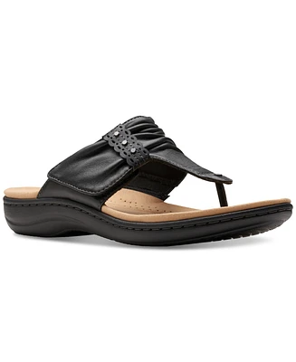 Clarks Laurieann Arla Slouched-Style Thong Sandals