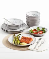 Tabletops Unlimited Gallery Carrara 12 Pc. Dinnerware Set, Service for 4