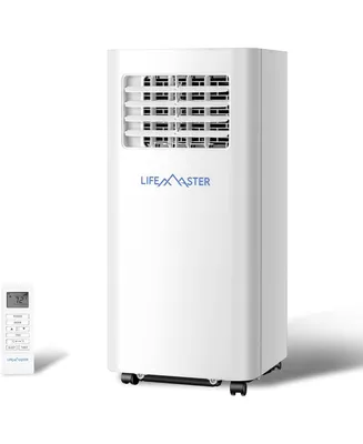 Life Master 8,000 Btu Portable Air Conditioners, Room Air Conditioner with Digital Remote for Room up to 350 Sq.Ft, 3-in