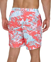 Calvin Klein Men's Island Camo Printed 7" Swim Trunks