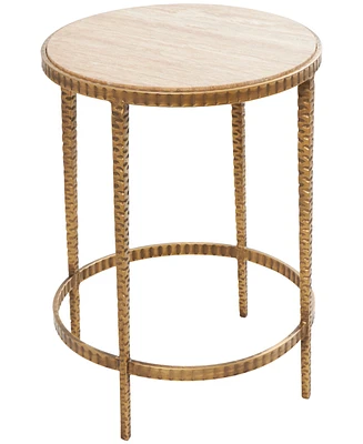 Rosemary Lane 19" x 19" x 20" Metal Accent Table