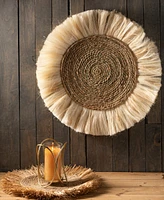 Vance Kitira 6" Timber Pillar Candles, Set of 2