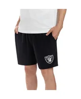 Men's Concepts Sport Black Las Vegas Raiders Gauge Jam Two-Pack Shorts Set