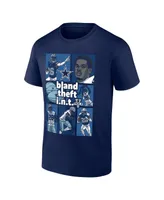 Men's Fanatics DaRon Bland Navy Dallas Cowboys Pick Six T-shirt