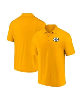Men's Fanatics Gold Green Bay Packers Component Polo Shirt