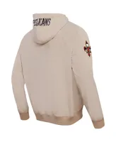 Men's Pro Standard Khaki New Orleans Pelicans Hybrid Full-Zip Hoodie