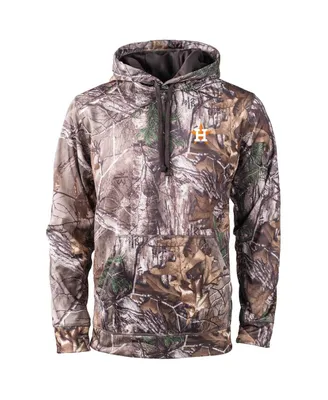 Men's Dunbrooke Camo Houston Astros Champion Realtree Pullover Hoodie