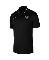 Men's Nike Black Vanderbilt Commodores 2023 Sideline Coaches Performance Polo Shirt