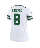 Women's Nike Aaron Rodgers Spotlight White New York Jets Alternate Legend Player Jersey