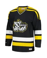 Men's and Women's Mitchell & Ness Black 50th Anniversary of Hip Hop Jersey