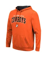 Men's Colosseum Orange Oklahoma State Cowboys Resistance Pullover Hoodie