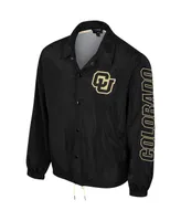 Men's and Women's The Wild Collective Black Colorado Buffaloes Coaches Full-Snap Jacket