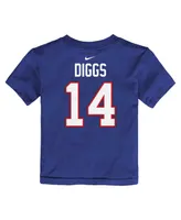 Toddler Boys and Girls Nike Stefon Diggs Royal Buffalo Bills Player Name Number T-shirt