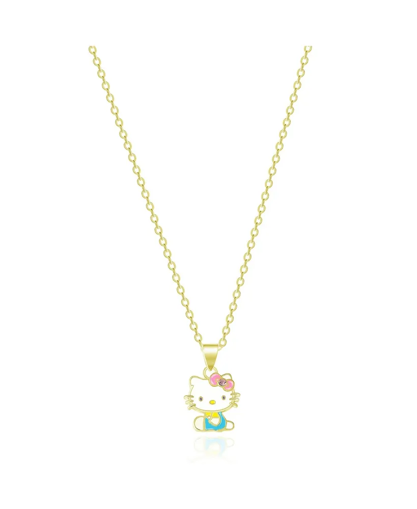 Sanrio Hello Kitty Enamel Seated Pendant