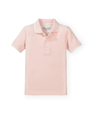 Hope & Henry Baby Boys Organic Cotton Short Sleeve Pique Polo T-shirt