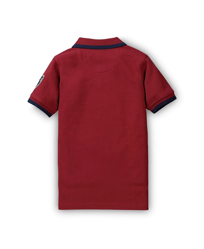 Hope & Henry Baby Boys Short Sleeve Pique Polo T- Shirt