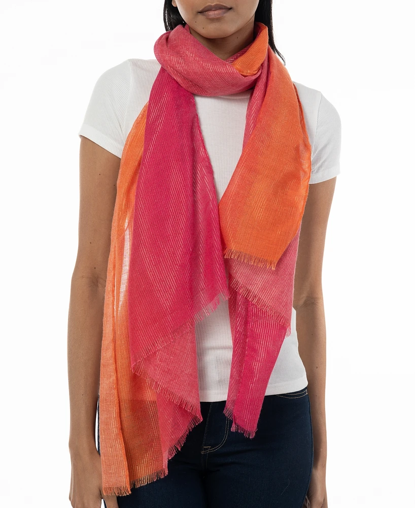 I.n.c. International Concepts Women's Ombre Metallic Scarf, Created for Macy's