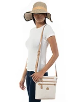 Giani Bernini Women's Open-Back Mixed-Straw Panama Hat