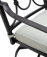 Wythburn Mix and Match Scroll Outdoor Swivel Chair