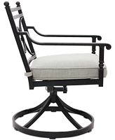 Wythburn Mix and Match Scroll Outdoor Swivel Chair