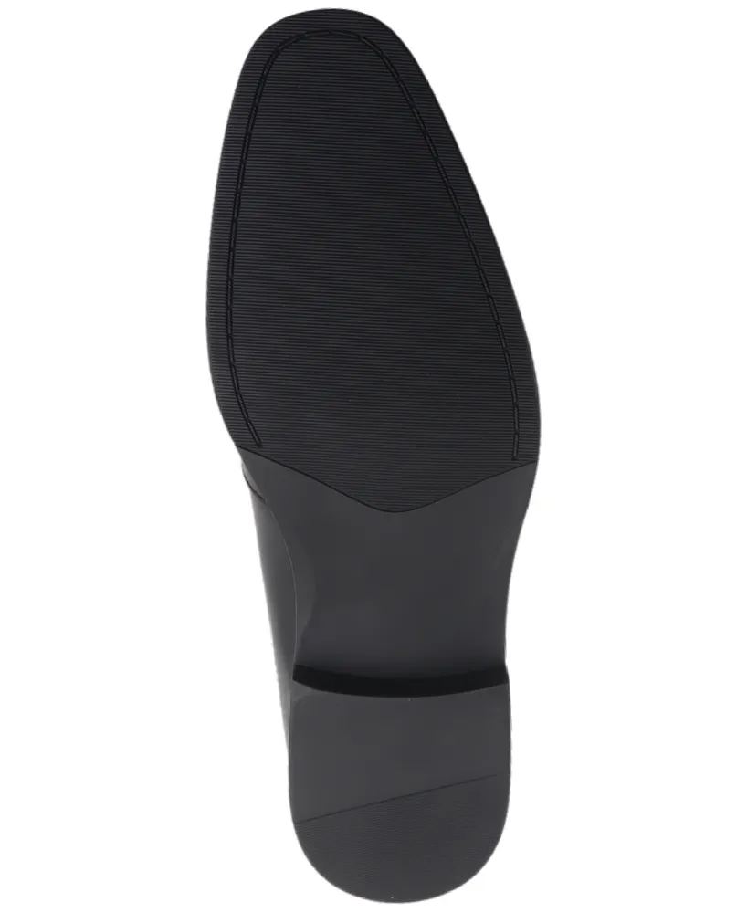 Alfani Men's Jackson Pointy Toe Mixed Texture Dress Shoe, Created for Macy's