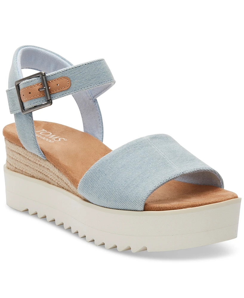 Toms Women's Diana Platform Wedge Sandals