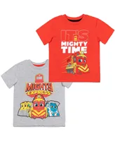 Mighty Express Toddler Boys Nate Brock Milo 2 Pack Short Sleeve Graphic T-Shirt [SizeDescription1]