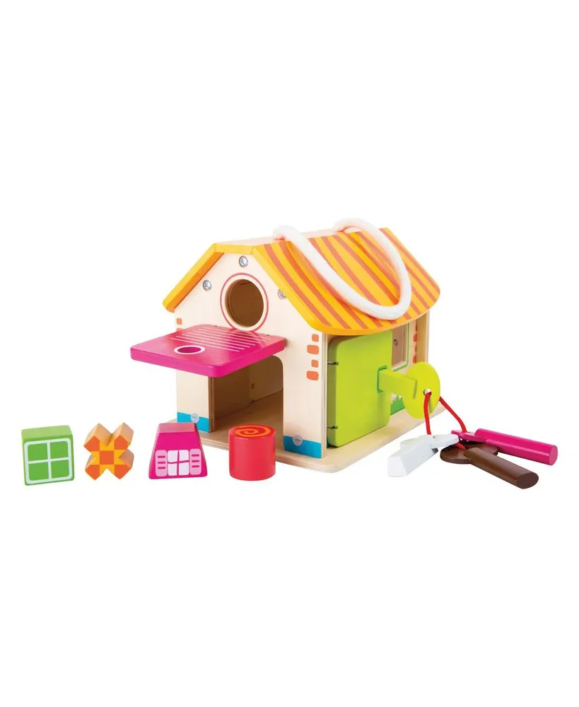Small Foot Toy Wooden Shed Motor Skills Trainer