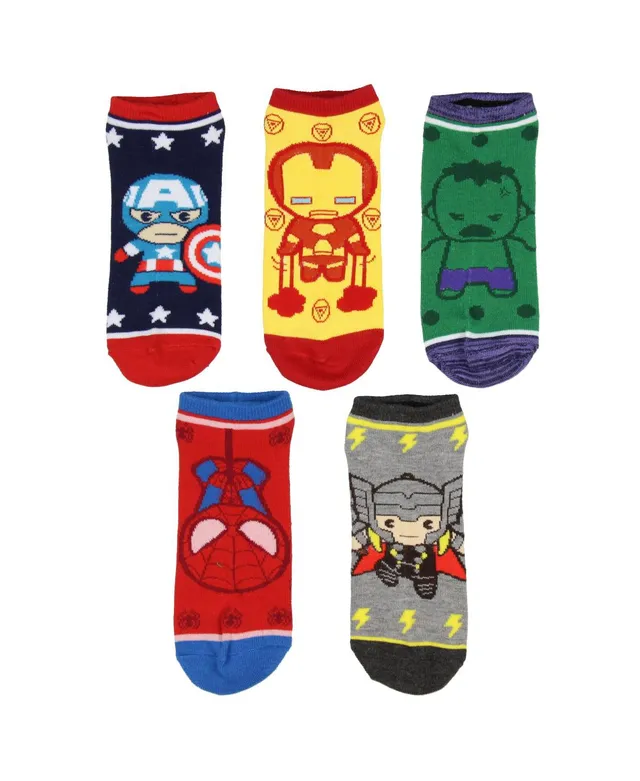 Marvel Avengers Men's 12 Days of Socks Crew and Ankle Character