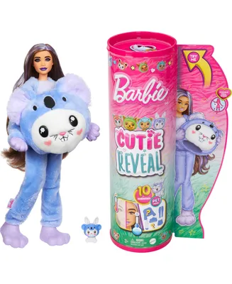 Barbie Cutie Reveal Costume-Themed Doll and Accessories with 10 Surprises, Bunny as a Koala