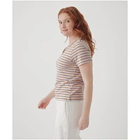 Cotton Softspun V-Neck Tee