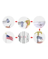 Yescom Flagpole Repair Parts Kit Topper Eagle Top Final Cleat Clip for 20/25/30 Ft Pole for 2" Diameter Flag Pole