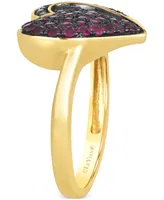 Le Vian Godiva x Le Vian Passion Ruby (3/4 ct. t.w.) & Chocolate Diamond (1/10 ct. t.w.) Heart Ring in 14k Gold