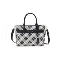 Mkf Collection Vivian Plaid Tote Satchel Bag by Mia K