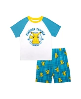 Pokemon Big Boys 2PC Pajama Shorts Set