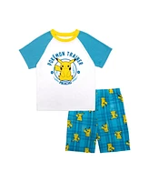 Pokemon Little Boys 2PC Pajama Shorts Set