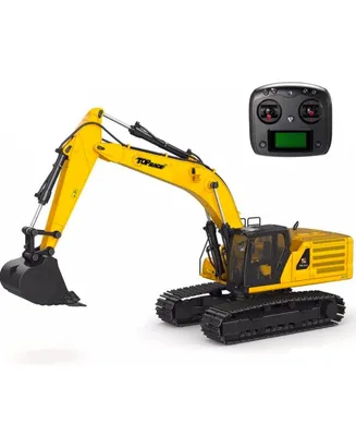Hydraulic Excavator with Remote Control, Battery, and Hydraulic Oil
