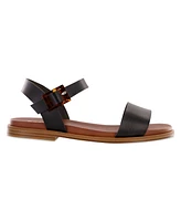 Mia Women's Peyton Round Toe Flat Sandals
